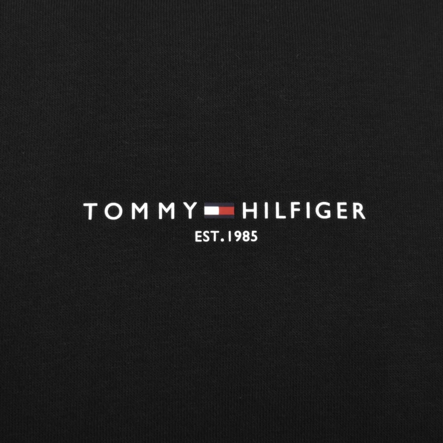 Tommy hilfiger logo black top